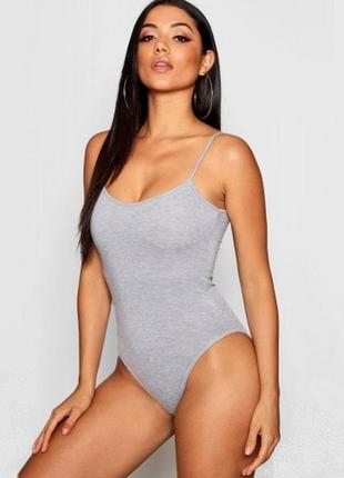 Боді boohoo basic spaghetti strap bodysuit1 фото