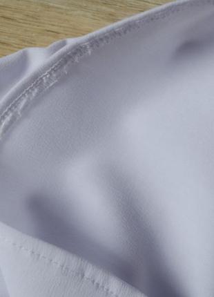 Белая блузка с синим воротником и манжетами фирмы umbo3 фото