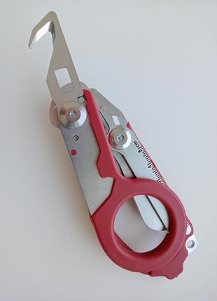 Ножницы тактические для медиков, мультитул 6в1 с чехолом red5 фото