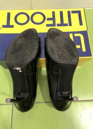 Женские кожаные туфли на шпильке 36 размер7 фото