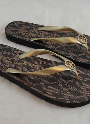 Michael kors шлепки сланці вьетнамки3 фото