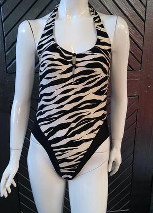 Купалиник rasurel ,зебра принт, 46-48 розмір