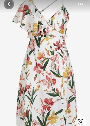 Платье сарафан в цветочный принт новый