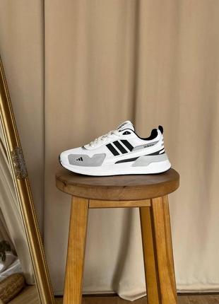 Мужские кроссовки adidas zbs white4 фото