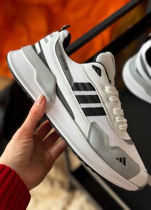 Мужские кроссовки adidas zbs white6 фото