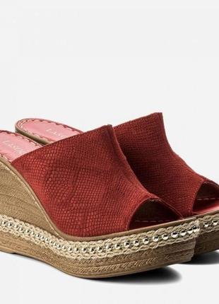 Шлёпанцы-сабо lasocki сербия нат.замша новые 40 (26.2)