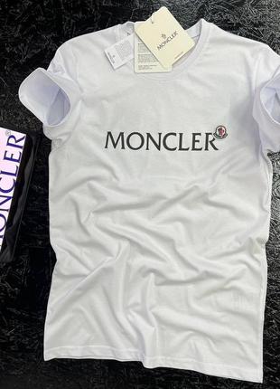 Футболка moncler мужская / повседневные футболки монклер для мужчин 2023