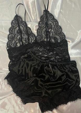 Пижама женская топ+шорты