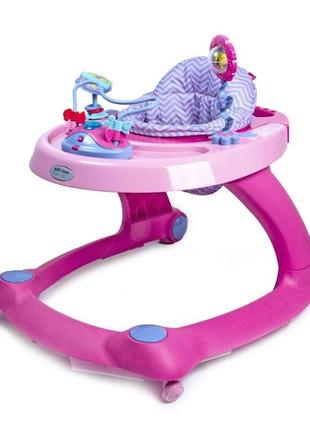 Ходунки-толкатель goodbaby 2в1 pink xb606e-4fss