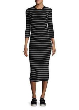 Удобное трикотажное платье-миди zara