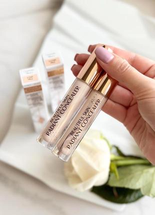 Консилер. charlotte tilbury beautiful skin radiant concealer.