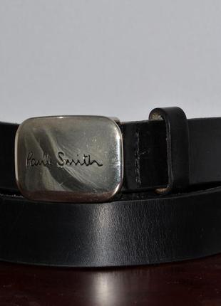 Ремень кожаный paul smith leather belt1 фото