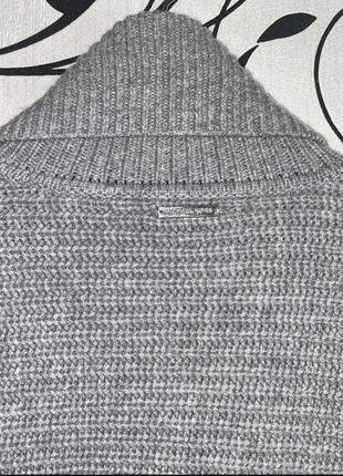 Сірий светр з бахромою в’язаний светр michael kors сірий светр, джемпер4 фото