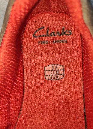 Детские кожаные кроссовки clarks.7 фото