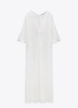 Платье туника 100% хлопок  zara оригинал4 фото