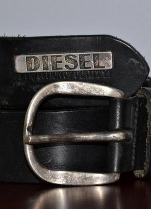 Ремінь шкіряний diesel leather belt1 фото