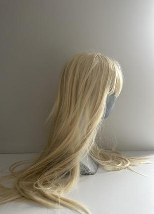 Перука блонд довга з чубчиком аніме лоліта anime lolita y2k dollskill3 фото