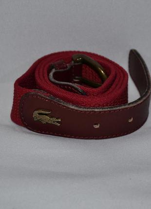 Ремень lacoste vintage belt