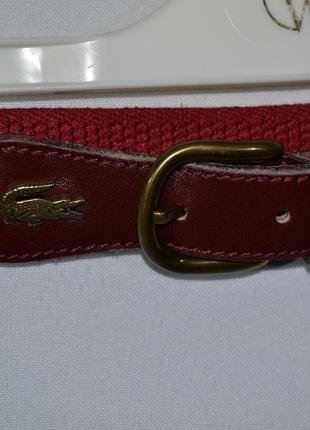 Ремень lacoste vintage belt4 фото