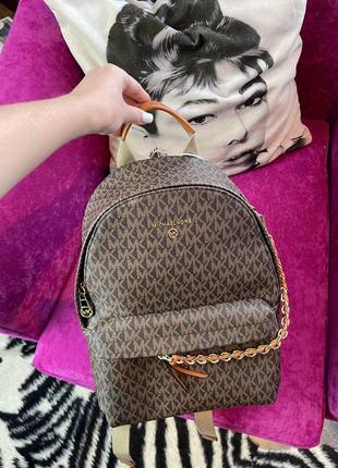 Рюкзак  michael kors slater medium logo backpack1 фото