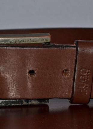 Ремень кожаный hugo boss leather belt3 фото