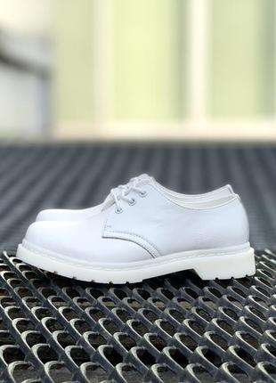 Обувь dr. martens 1461 mono white