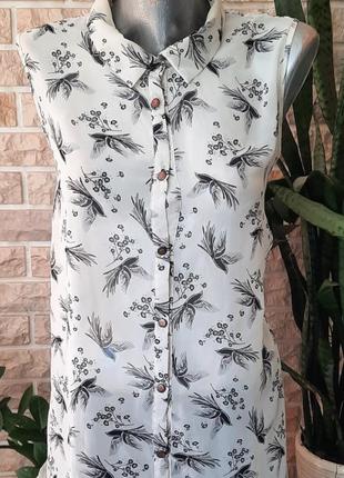 Блуза удлиненная без рукавов ( 3хл)2 фото