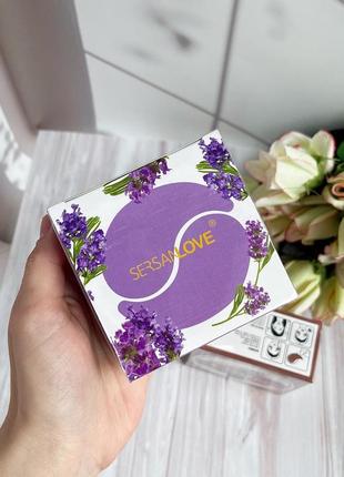 Гідрогелеві патчі під очі sersanlove lavender moisturizing gel eye mask з лавандою 60 шт1 фото