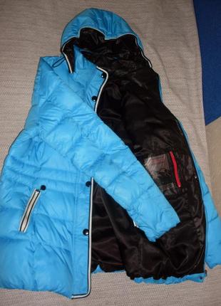Демисезонная куртка стёганная курточка большого размера7 фото