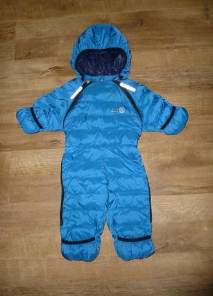 Комбинезон на пуху, пуховик zkami , рост 80 см