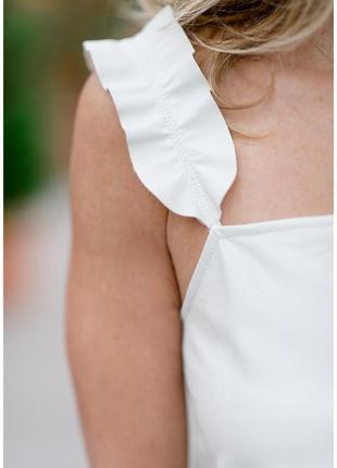 Трендовое платье сарафан под кожу на бретелях от zara5 фото