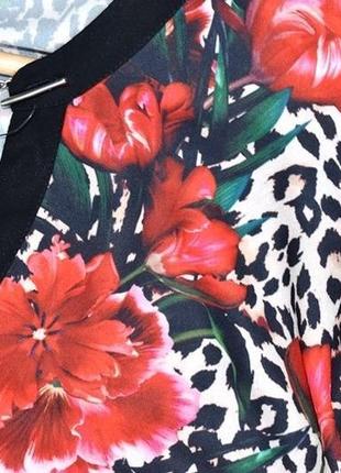 Star by julien macdonald новая блуза с анималистичным и цветочным принтом2 фото