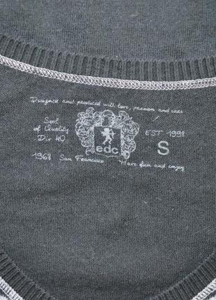 Серый жилет бренда edc маленького размера унисекс (женский/мужской)2 фото