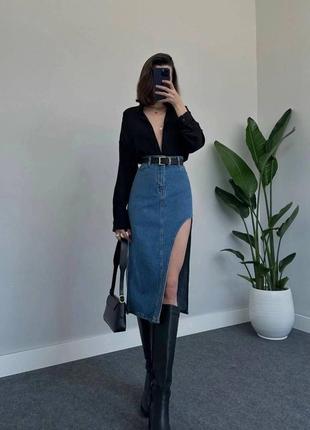 Новинка 
в наявності 🔥
джинсова спідниця