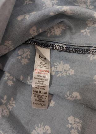 Платье сарафан george джинсовый 128-1402 фото