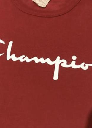 Винтажная футболка от champion big logo2 фото