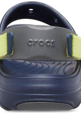 Сандалі дитячі crocs, колір синій😍 босоніжки шльопанці крокси4 фото