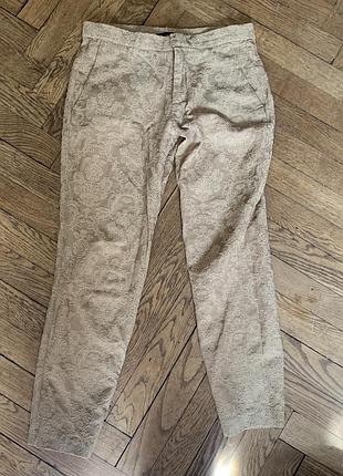 Брюки беж к косточке zara