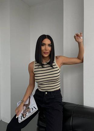 Топ в смужку 🖤
