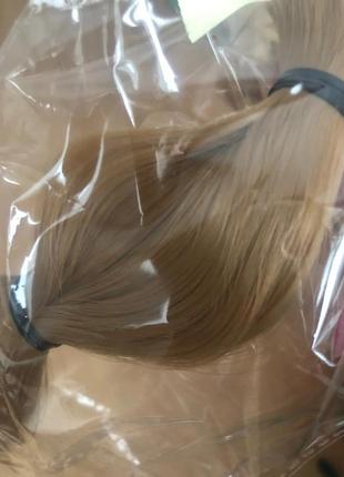 Коса / косичка понитейл ponytail на завязках из искусственных волос8 фото