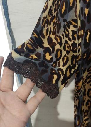 Халат леопардовий холодок масло3 фото