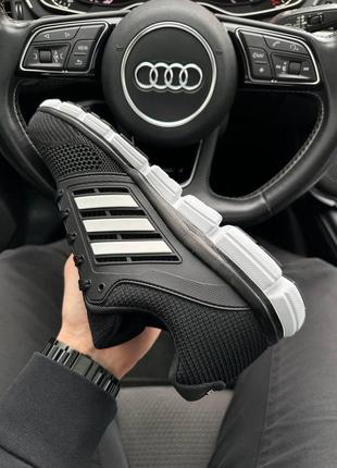 Мужские кроссовки adidas climacool black white 41-423 фото