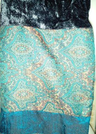 Двухслойный шарф вискоза шелк