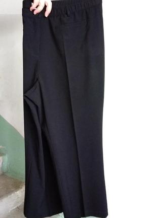 Р 24 / 58-60 большие офисные нарядные черные штаны брюки стрейчевые батал с утяжкой damart5 фото