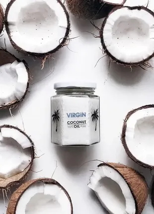 Нерафінована кокосова олія hillary virgin coconut oil, 200 мл3 фото