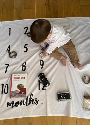 Коврик для фото по месяцам