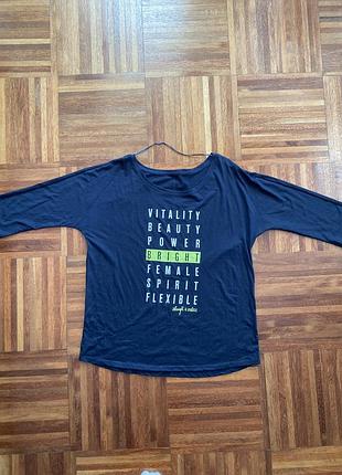 Світшот реглан лонгслив новий бавовняний m-l преміум бренду and less nymph данія 🇩🇰