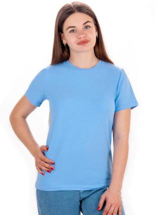 Базова однотонна футболка, якісна підліткова базова літня футболка, базовая однотонная футболка для девочки3 фото