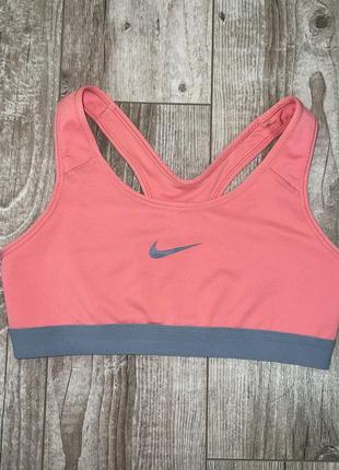 Тренировочный топ, бра для занятий спортом nike dri-fit2 фото