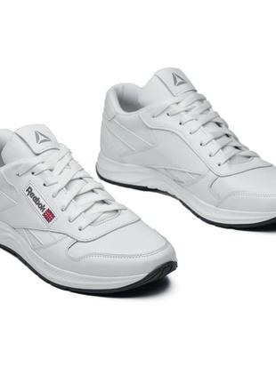 Чоловічі кросівки reebok з натуральної шкіри, білі